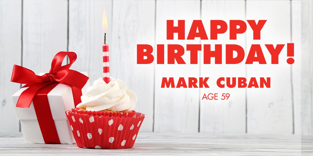 Happy Birthday, Mark Cuban! The billionaire entrepreneur turns 59 today. 