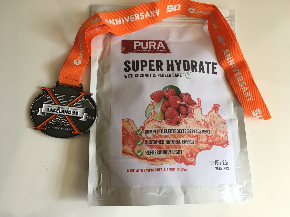 Malc262's tweet photo. Completed the Lakeland 50 with @PuraPerform's new hydration drink, tasted great! #superhydrate #raspberries #hintoflime https://t.co/WIrScEIfEH