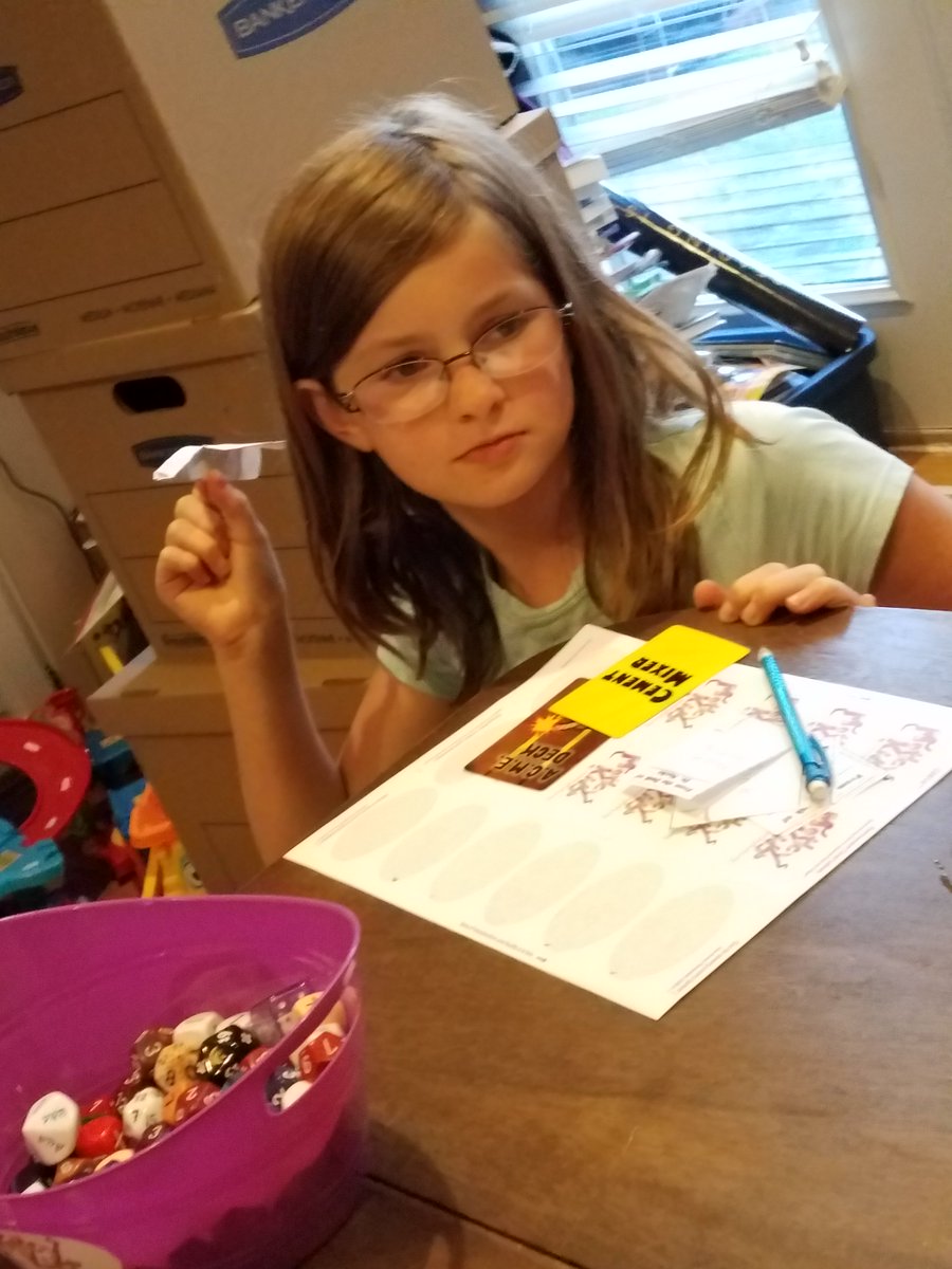 Motley_Kids's tweet photo. Motley Kids are playing Are You Looney? as a My First RPG! Why did Cups make her character sheet into an airplane? Come find out! https://t.co/5I7PQThDeM