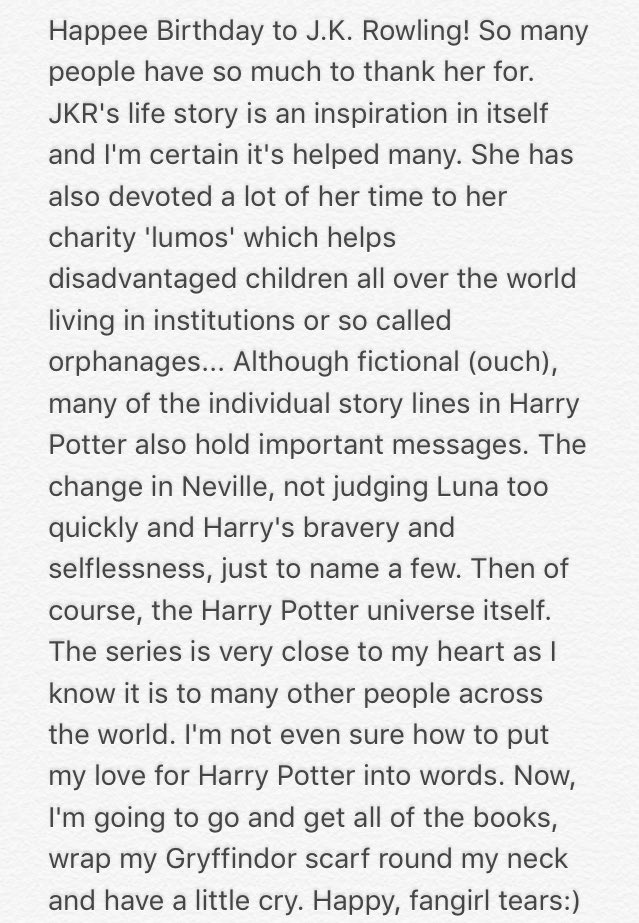 gillyweed_'s tweet photo. #HappyBirthdayHarryPotter #HappyBirthdayJKRowling https://t.co/8yYSHafkLb