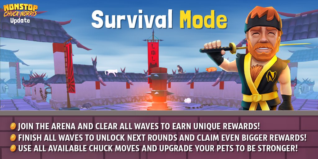 Sidekicks! Survival Mode is here! Unleash your inner Chuck and survive for as many rounds as possible!