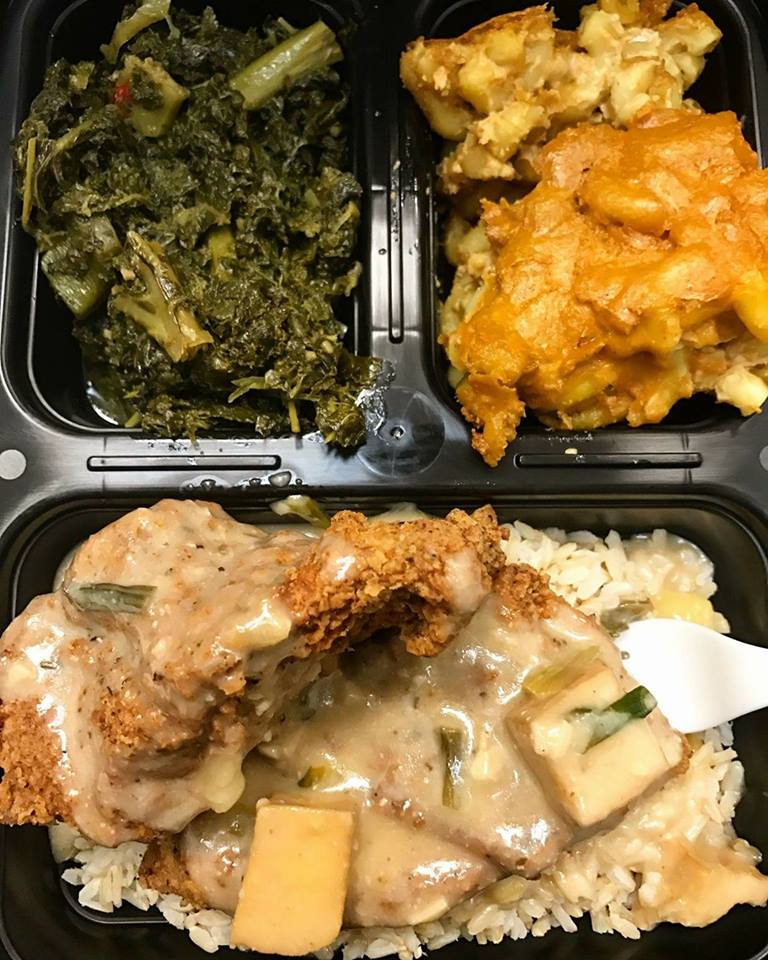 ELifeRestaurant's tweet photo. Savory Drumettes
Spaghetti Casserole
Chikun Fillet
Soy Mac
Cashew Mac
Rosemary Tofu
Cajun Fish
Collards
Kale 
Cabbage
Fried Cauliflower
Yams https://t.co/TIZQjMMEhw