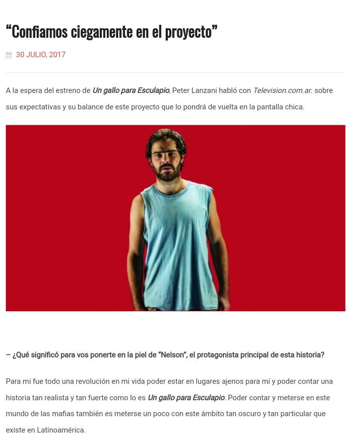 maferg19's tweet photo. Nota de Peter para https://t.co/UoOdBX7C6c ! "Confiamos ciegamente en el proyecto" 👏👏 #Ungalloparaesculapio https://t.co/EkBOWyJXA4
