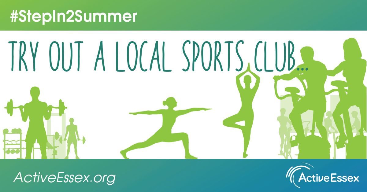 MidEssexCCG's tweet photo. Looking for something to do this summer to keep active? Why not try out a local sports club https://t.co/UpSIY1Dhdz #StepIn2Summer #LiveWell https://t.co/xMOcRCQFkA