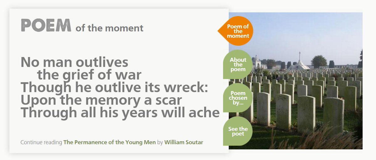 ByLeavesWeLive's tweet photo. New Poem of the Moment to mark centenary of the Battle of Passchendaele, 'The Permanence of Young Men' by Wm Soutar https://t.co/nmb4iCrXHt https://t.co/34K1u07oi7