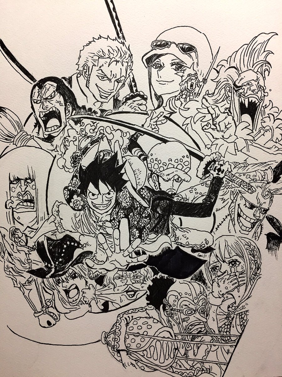 טוויטר Miruton בטוויטר 下書きへの逆らい感が強い 笑 Onepiece ワンピース Drawing 尾田栄一郎 원피스 T Co Kkiciqjsal