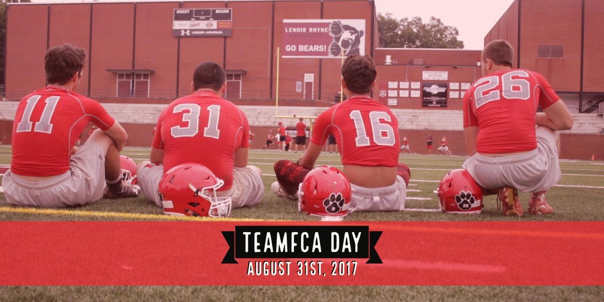 CarolinasFCA's tweet photo. Mark your calendar: August 31st, 2017
#TeamFCADay is BACK...tell a friend to tell a friend.
#FCAOne #atFCACamps https://t.co/Fbsk49pLKi