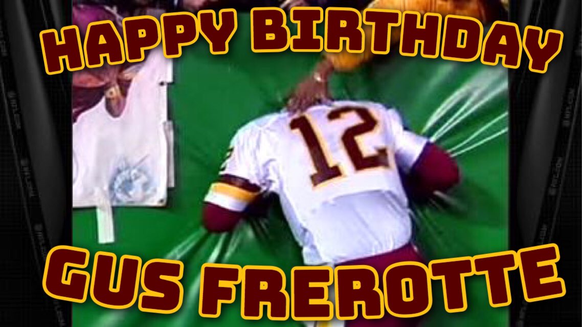 Happy 45th Birthday, Gus Frerotte   