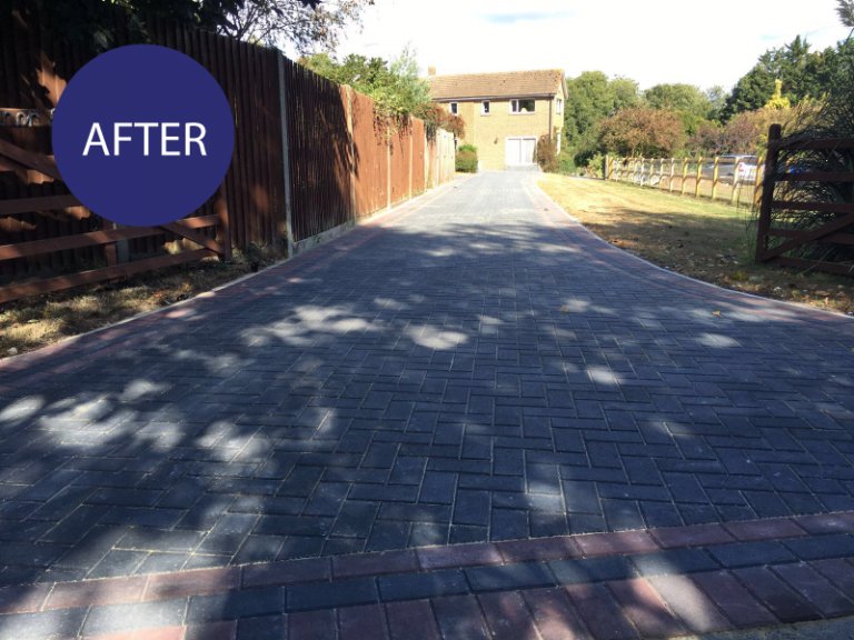 An example of a driveway transformation we've done! Visit stonemadedrivesltd.co.uk for more information on our services! #MondayMotivation 😀