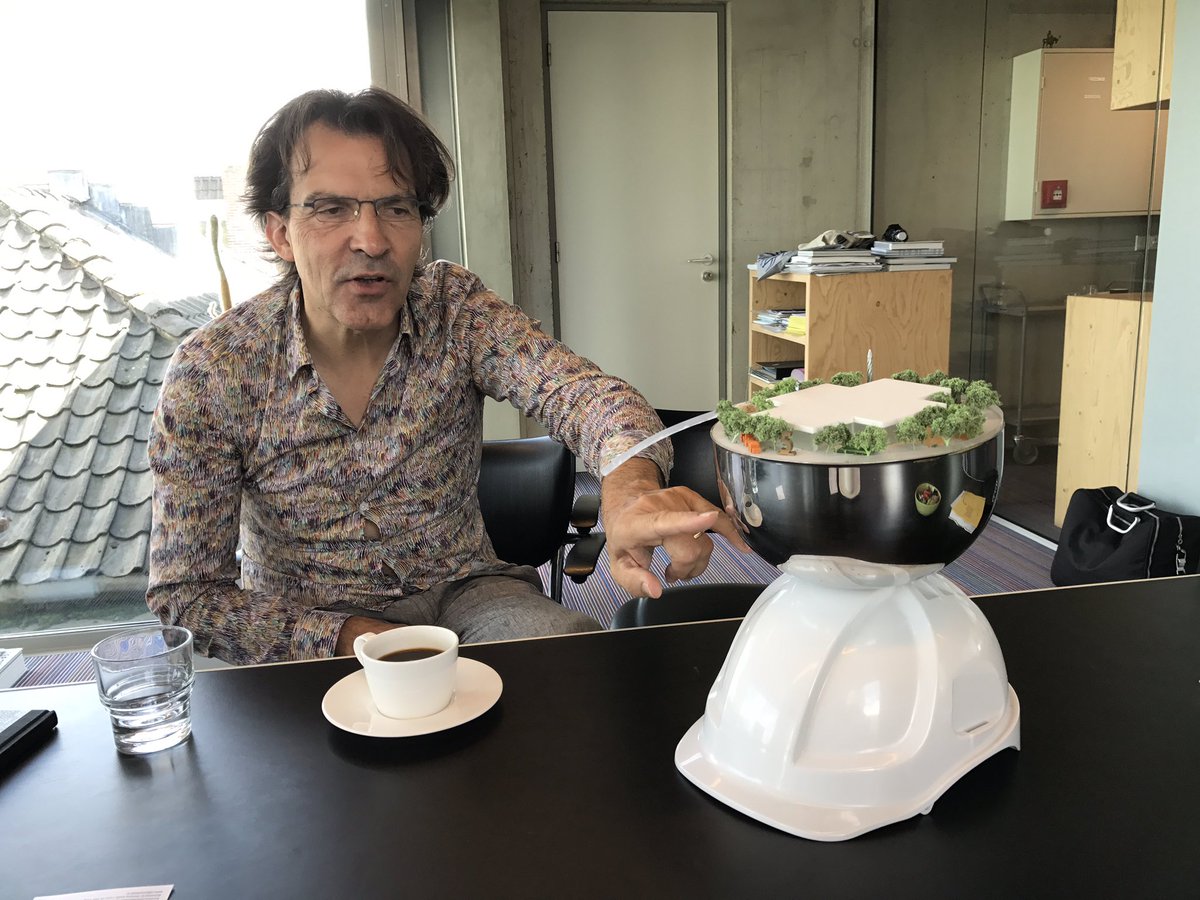 arjenuijterlind's tweet photo. Director Sjarel Ex @boijmans museum shows maquette of fascinating open #art depot for public &amp; private collections #workinprogress #MVDRV https://t.co/6iATFtZYLp