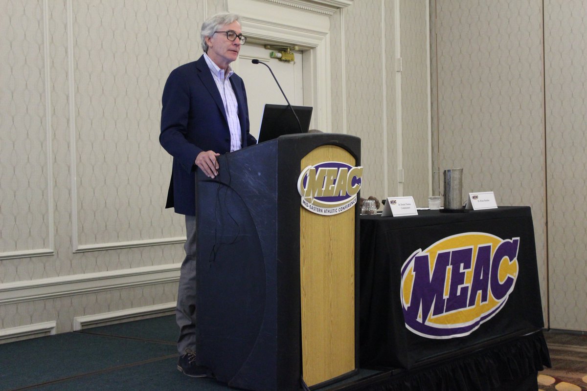 MEACSports's tweet photo. Thank you to @BrianHainline, @NCAA Chief Medical Officer, for speaking to our Sports Medicine Administrators and Athletic Trainers today https://t.co/IFyhubeffb