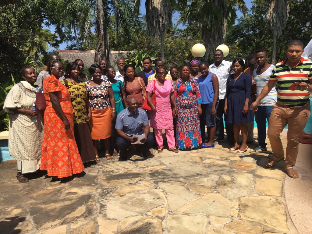 Stakeholders posing for a photo