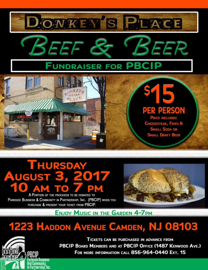 PBCIP's tweet photo. Support PBCIP this Thursday! @donkeysplace
#PBCIP
#ParksidePerfection https://t.co/nLxAzln46a