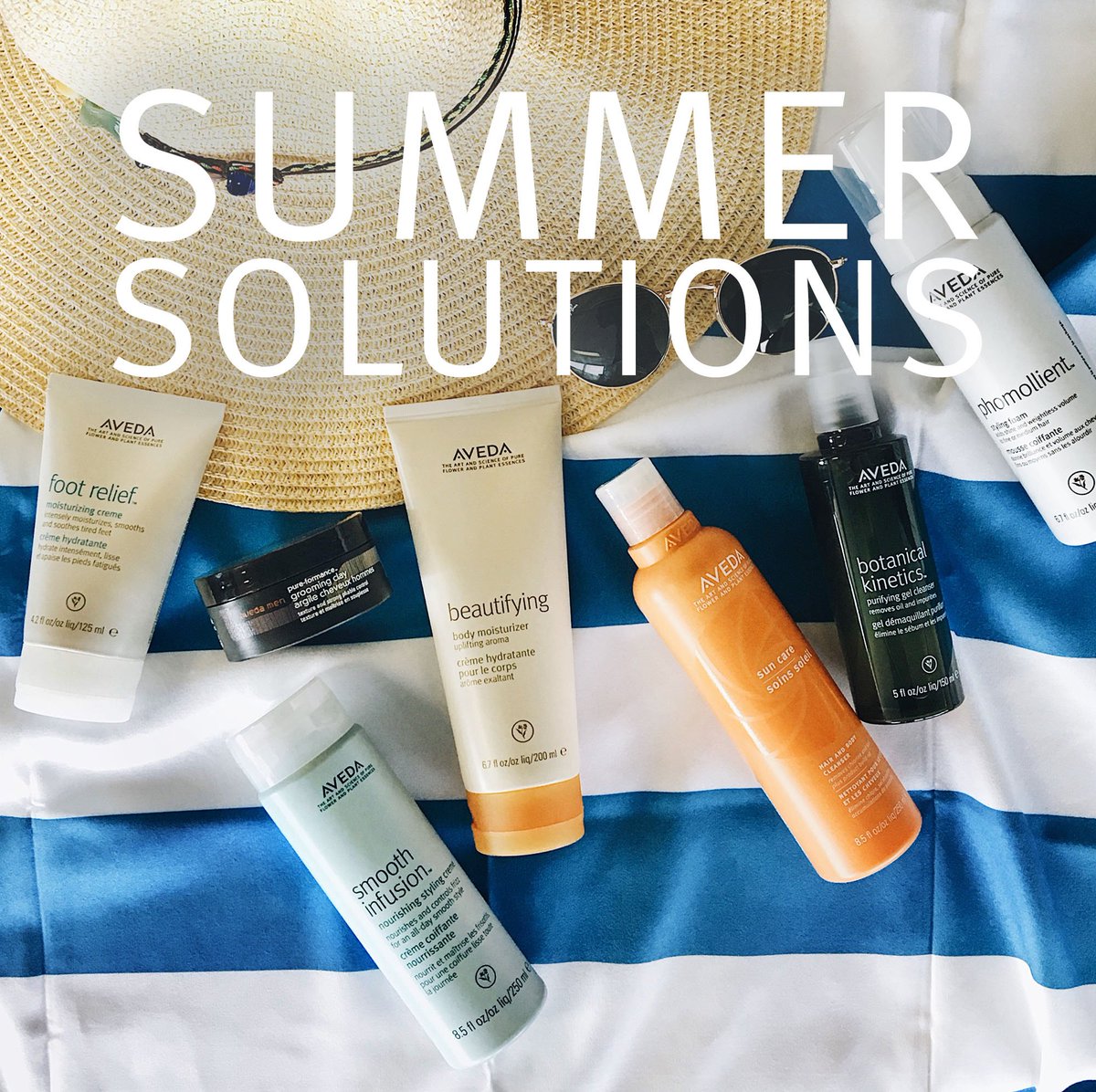 Summer Solutions!! Buy ANY 3 full-sized and get one of these for FREE!! #summersolutions #aveda #farfallatribe <a href="/aveda/">Aveda</a>