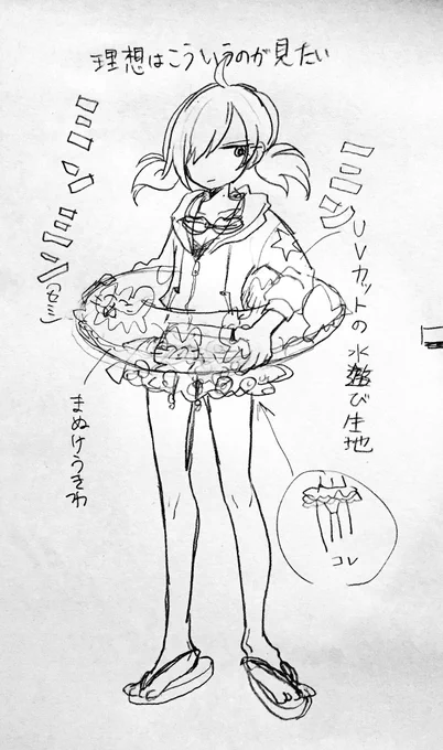 京ちゃんゆうきちゃん川遊びへ行くの巻
一枚目は私の願望の水着姿
だが
二枚目のゆうきちゃんがゆうきちゃんの意思での着こなし 