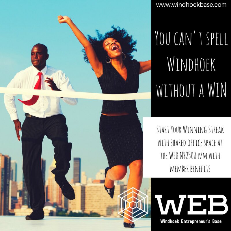 webcute3's tweet photo. Go after your dreams! Remember you can't spell Windhoek without a WIN! 🕸🤣😂🇳🇦 #webworking #webeworking #windhoekbase #windhoekofficespace https://t.co/L6mUcYG75W