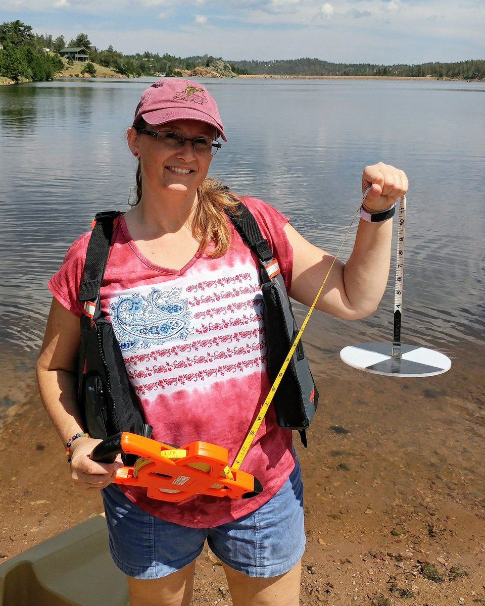 NowataHouse's tweet photo. A little water fun + a little science = a fun weekend in July! #LakesAppreciation Month #ColoradoMountains #RedFeatherLakes @SecchiDipIn https://t.co/JxsblwMTmt