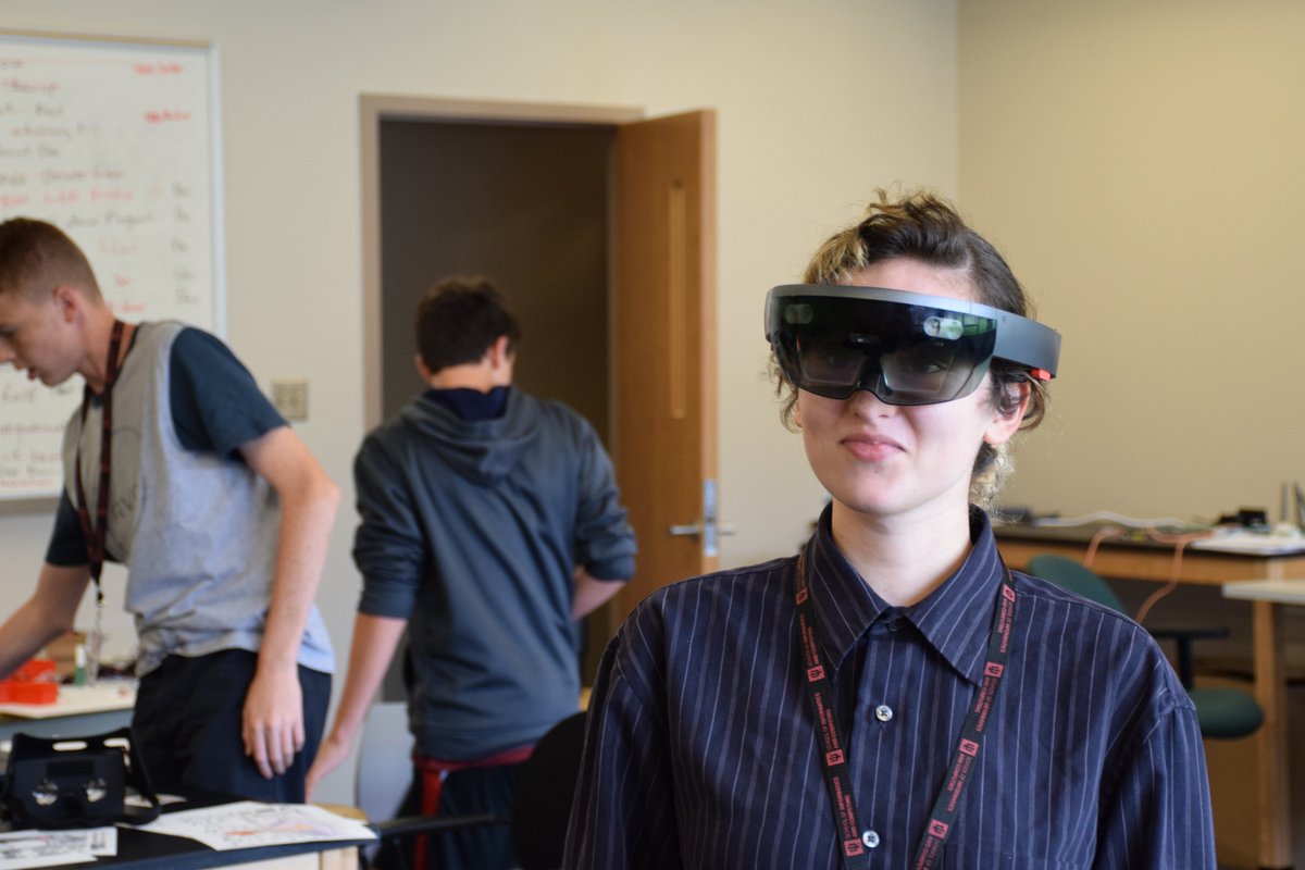 IULuddy's tweet photo. We just wrapped up 3 weeks of our first-ever Intelligent Systems Engineering Summer Camps — robotics, programming, virtual reality, &amp; more. https://t.co/cQKs7BQoF3