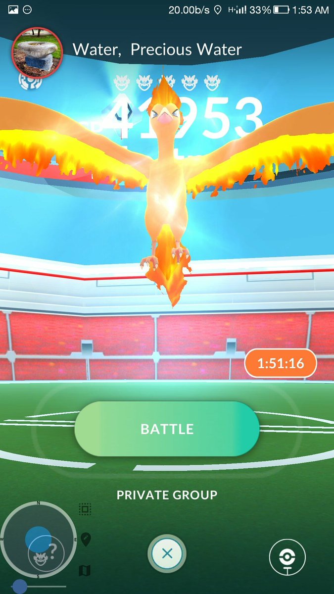 CentroPokemon's tweet image. ¡Adiós Articuno! Moltres ha empezado a aparecer en Pokémon GO.