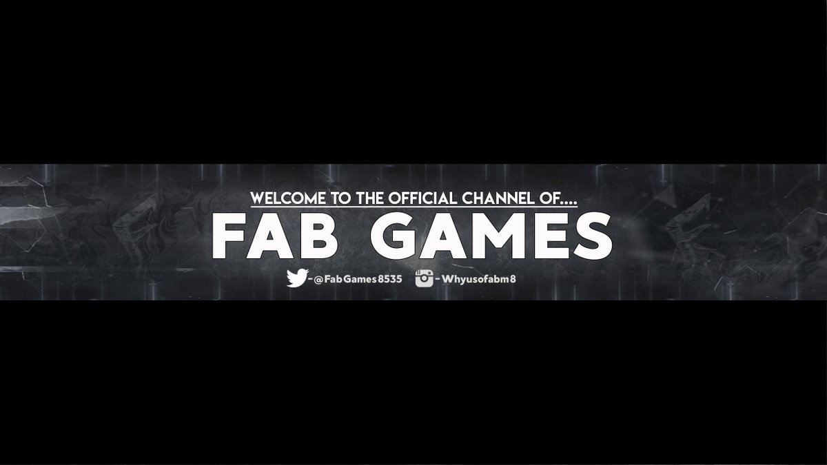 FabGames8535's tweet photo. What do you think of this?
Self-made Banner 😏🤟 https://t.co/eg3HgkIxZP