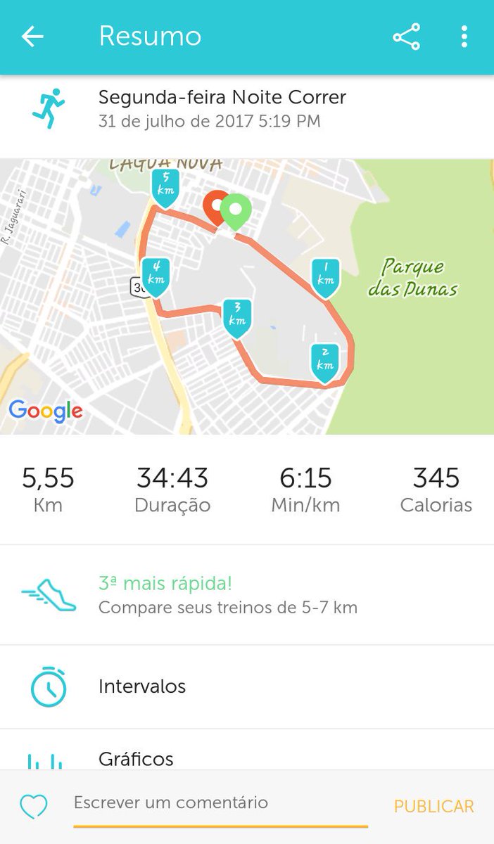 Lricks2's tweet photo. Boa  noite... acabando de chegar de mais uma corridinha, dessa vez foram quase 6km 😉. https://t.co/5IZHtYsbDe