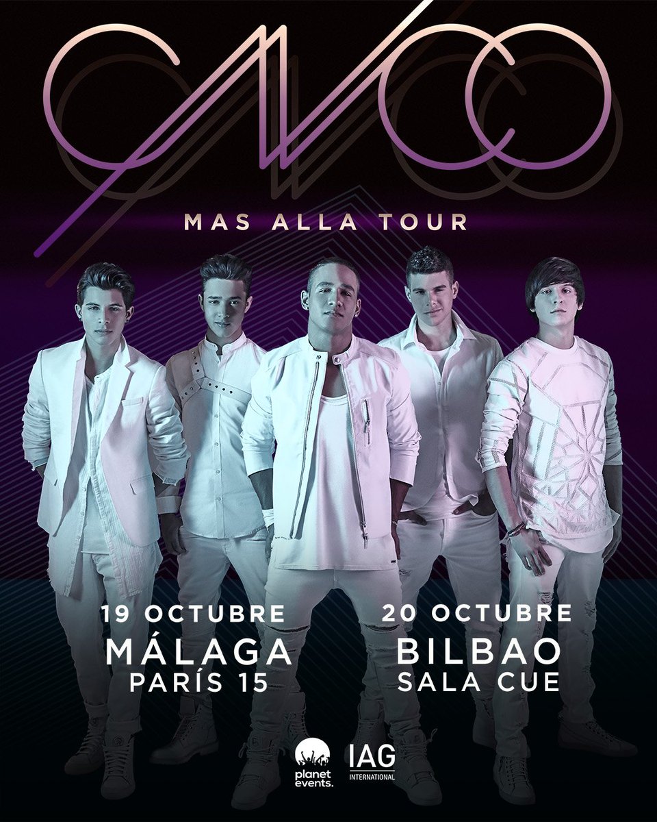 planetevents's tweet photo. @CNCOmusic, una de las bandas revelación del momento, anuncia actuaciones en España por primera vez🔥
19/10 @Paris15Malaga 
20/10 @cuebilbao https://t.co/5B3aYDNMPK