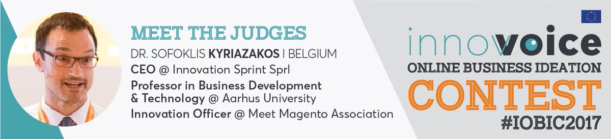 innovvoice's tweet photo. #IOBIC2017 Meet the Judges! @skyriazakos @innovSprint @meetmagento Aarhus Uni. Thank you for joining! @innovvoice https://t.co/sSQYONuikm https://t.co/raWjb6l1ci