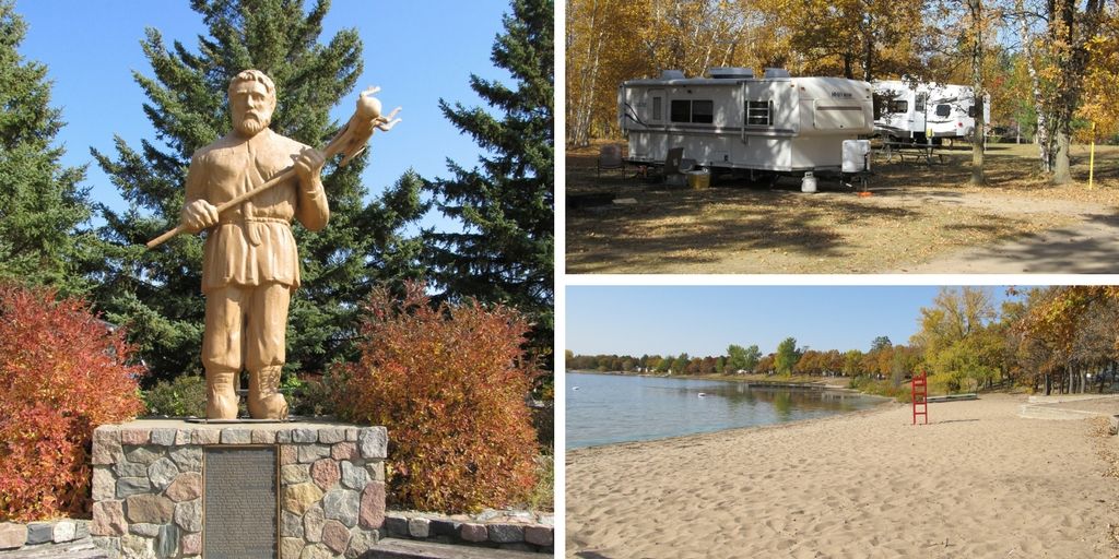Check out the beautiful beach and campground in Menahga! A great getaway for family fun!
#OnlyinMN <a href="/exploreminn/">Explore Minnesota</a> 
buff.ly/2pCND1V