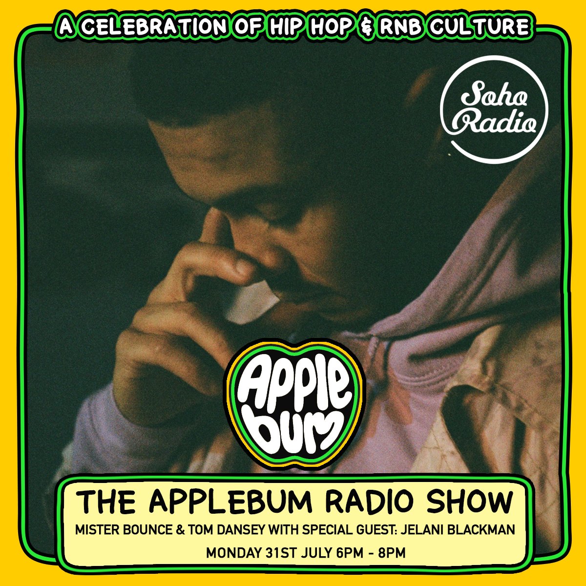 ApplebumUK's tweet photo. We're back LIVE on @sohoradio right now with Bounce &amp; Dansey - https://t.co/bj2a1JhKiY https://t.co/FlHBuj7Uc3