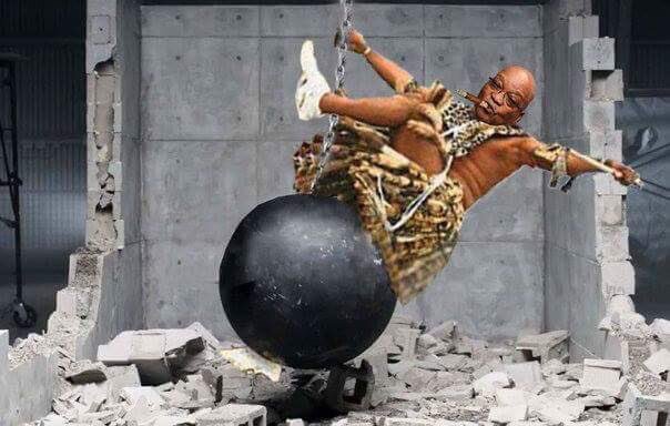RobAgile's tweet photo. Our very own wrecking ball, oblivious of his actions https://t.co/QBpBZi8gz9