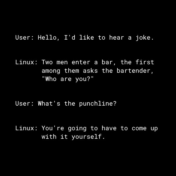 heiseonline's tweet photo. Der Unterschied zwischen #Windows und #Linux?! 😅 (cyl)

(Quelle: https://t.co/MH752GfEO8) https://t.co/iOHzKJirKF