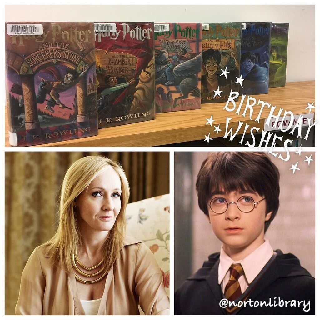 Happy Birthday J.K. Rowling and Harry Potter!!  