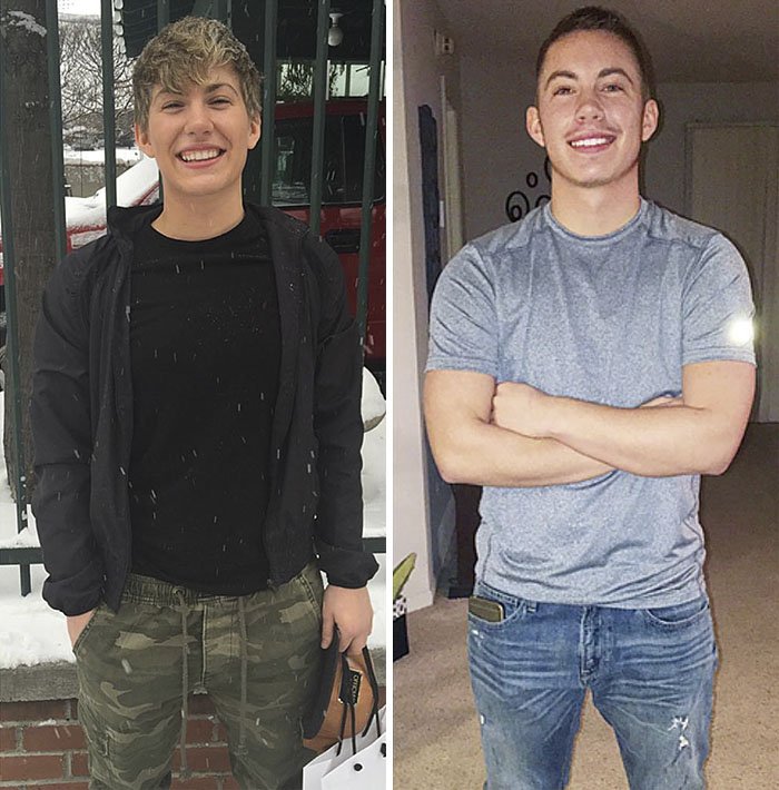 GratitudeDNA's tweet photo. Jaimie Wilson (21) from female to male.

ที่มา: tboy61915 https://t.co/A3LrT2vZhO