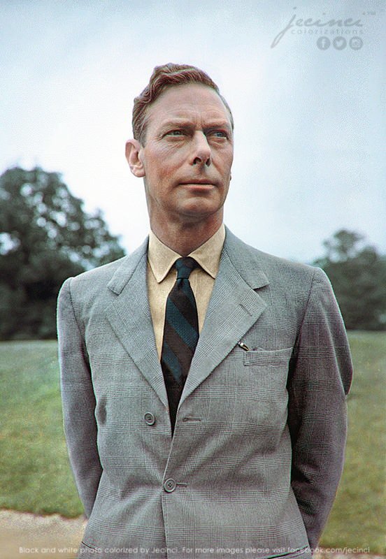 Stunning Image of George VI  on 7/8/1946 