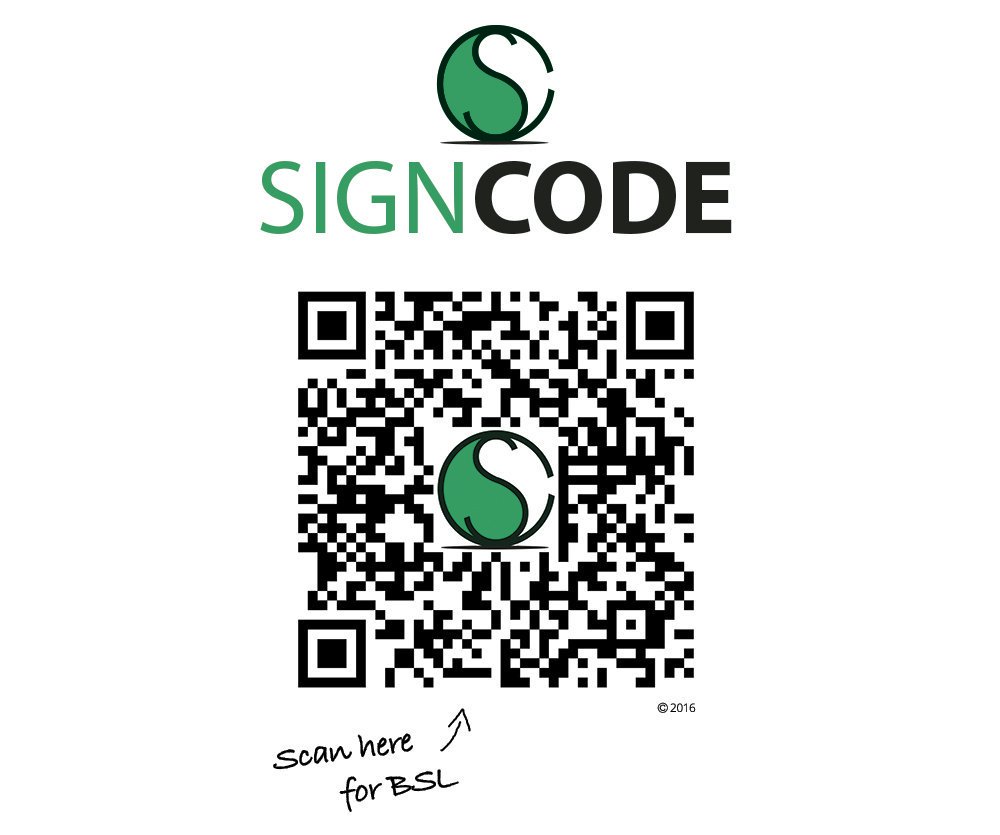 signcodeuk's tweet image. We provide a cost-effective method of #communication with #deaf people which can be readily updated. #Signcodes ow.ly/BO4c30dgM1v