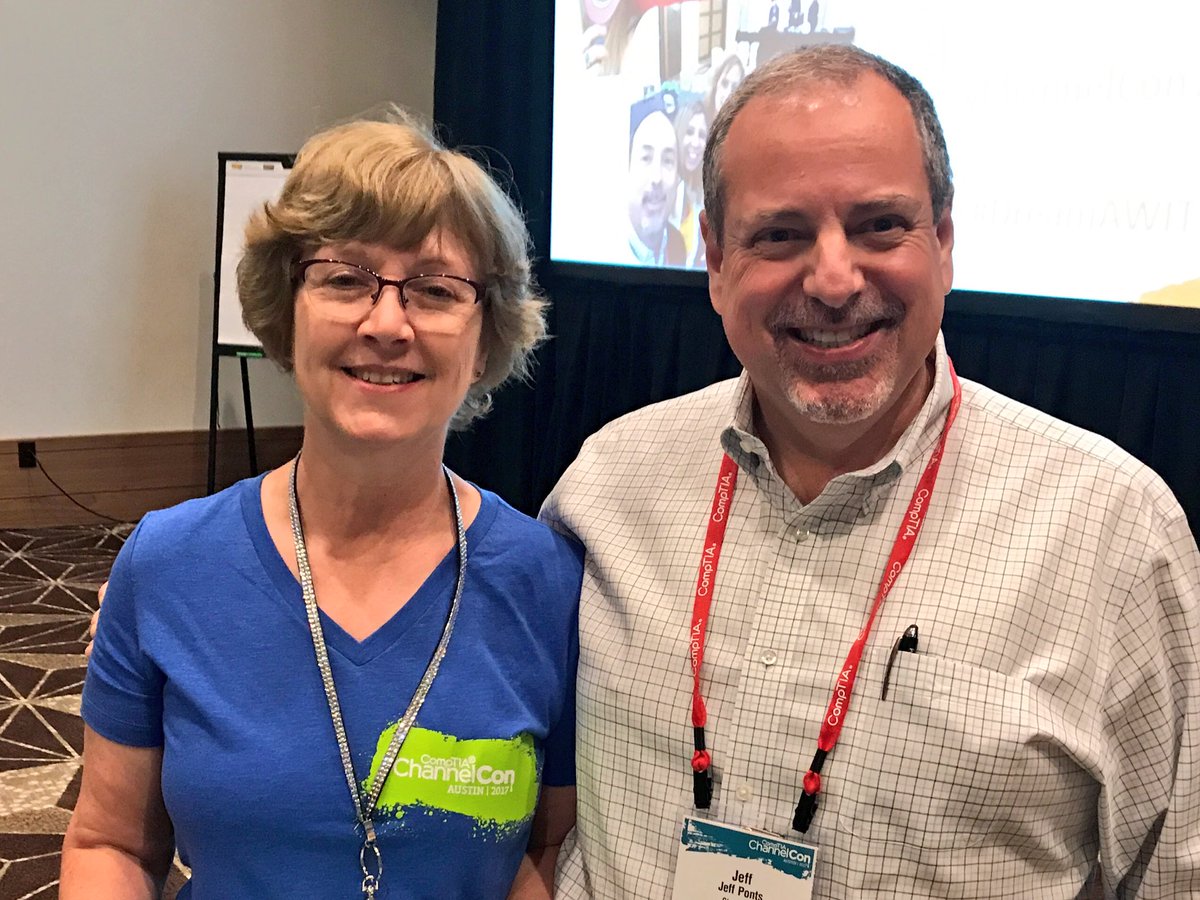 khalihenderson's tweet photo. .@cjalper and Jeff Ponts getting ready for the @CompTIA_AWIT meeting #ChannelCon17 #dreamawit https://t.co/NG7YBNNzA0
