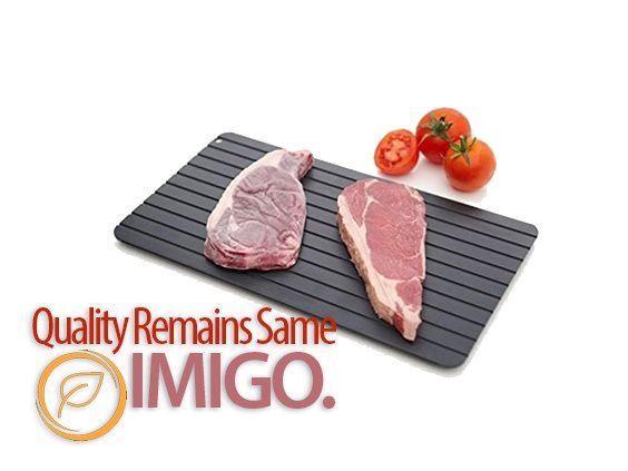 defrostingtray's tweet photo. Luckily for all of us forgetful folk, The IMIGO PDAir Defrosting Tray is  a seemingly amazing way to defrost meat, or any other frozen food. https://t.co/zVf60lRyeR