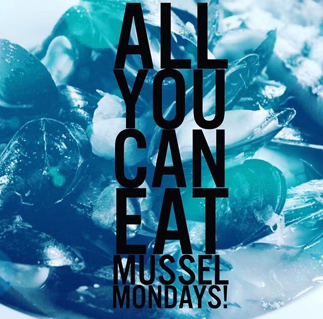 It's back! #musselmondays come out tonight for all u can eat!
