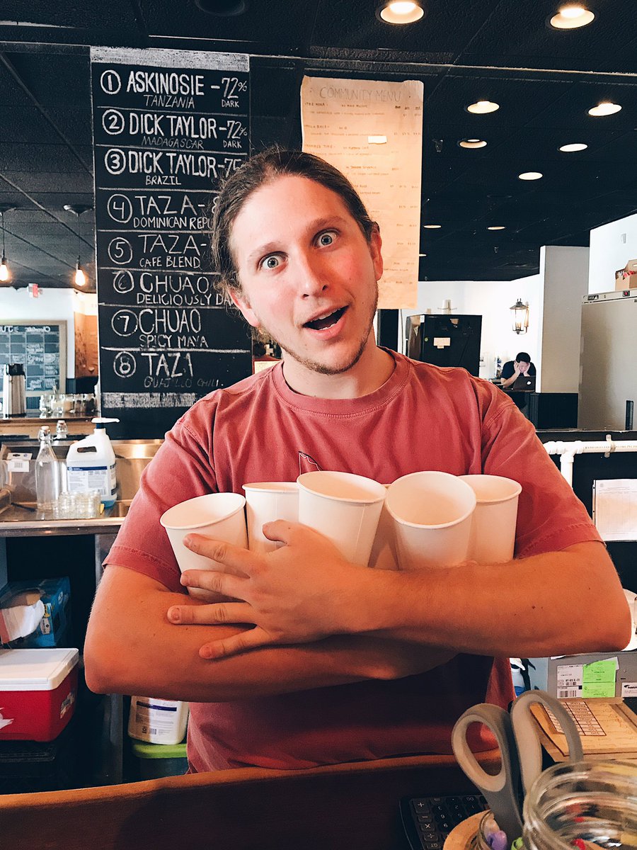 Trivia night at 7pm! Chad is a bit disoriented from how excited he is. 😧 #trivia #Holler #7pm