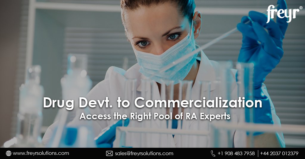 FreyrSolutions's tweet image. #Drug #devpt. to #commercialization. Gain access to #Freyr’s #Regulatory #Affairs professionals. goo.gl/Wg9QXS