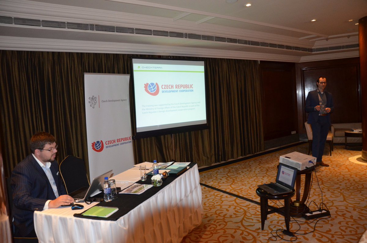 CheckTerra's tweet photo. We are currently in #NewDelhi , where we train staff of @People in Need in the #CheckPhoto method with With the contribution of @czechaid https://t.co/QWkV4WbRl8
