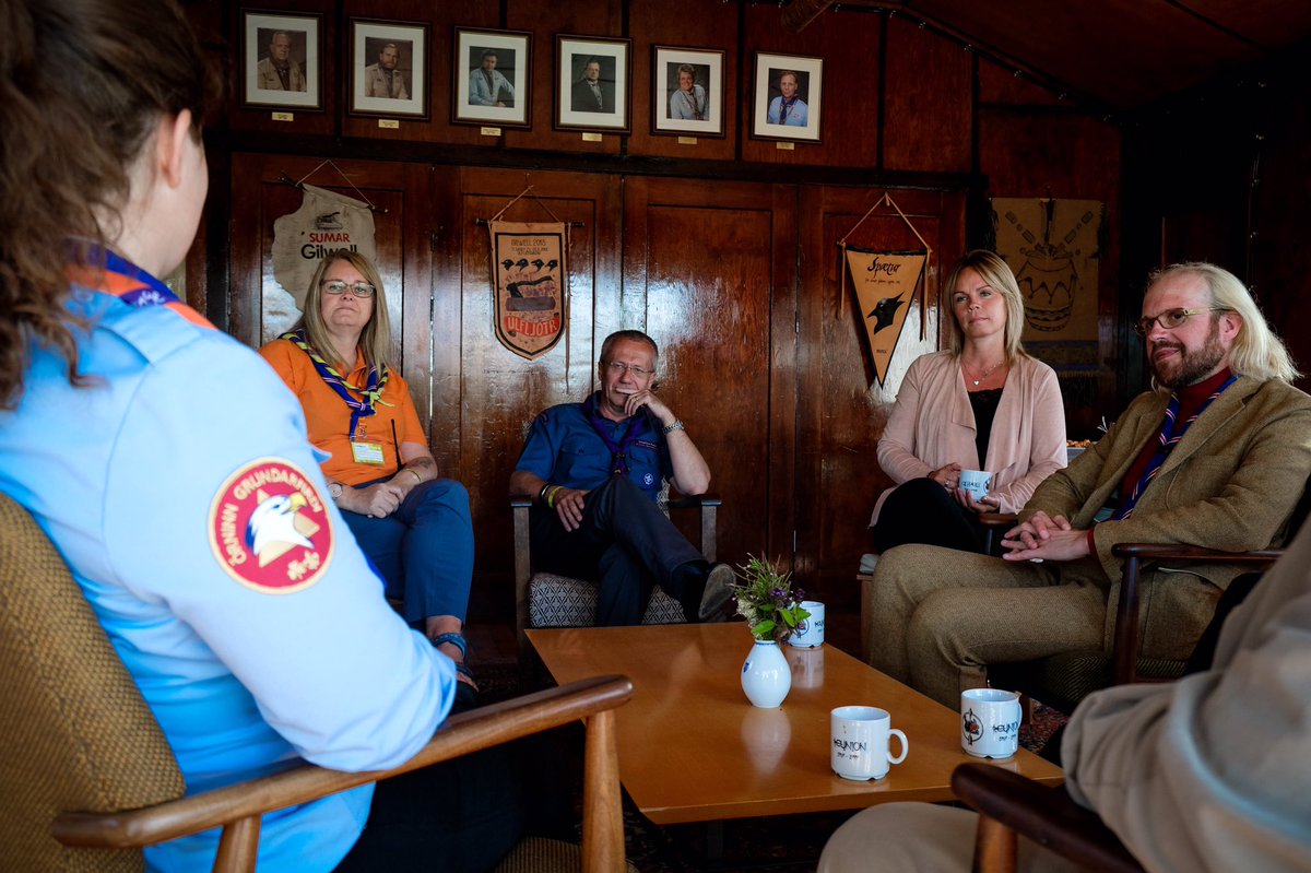 worldscouting's tweet photo. Mr. Óttarr Proppé, Icelandic Minister of Health visited today #Moot2017 highlighting the importance of #Scouting role in Education https://t.co/z3I0Ts8zh0