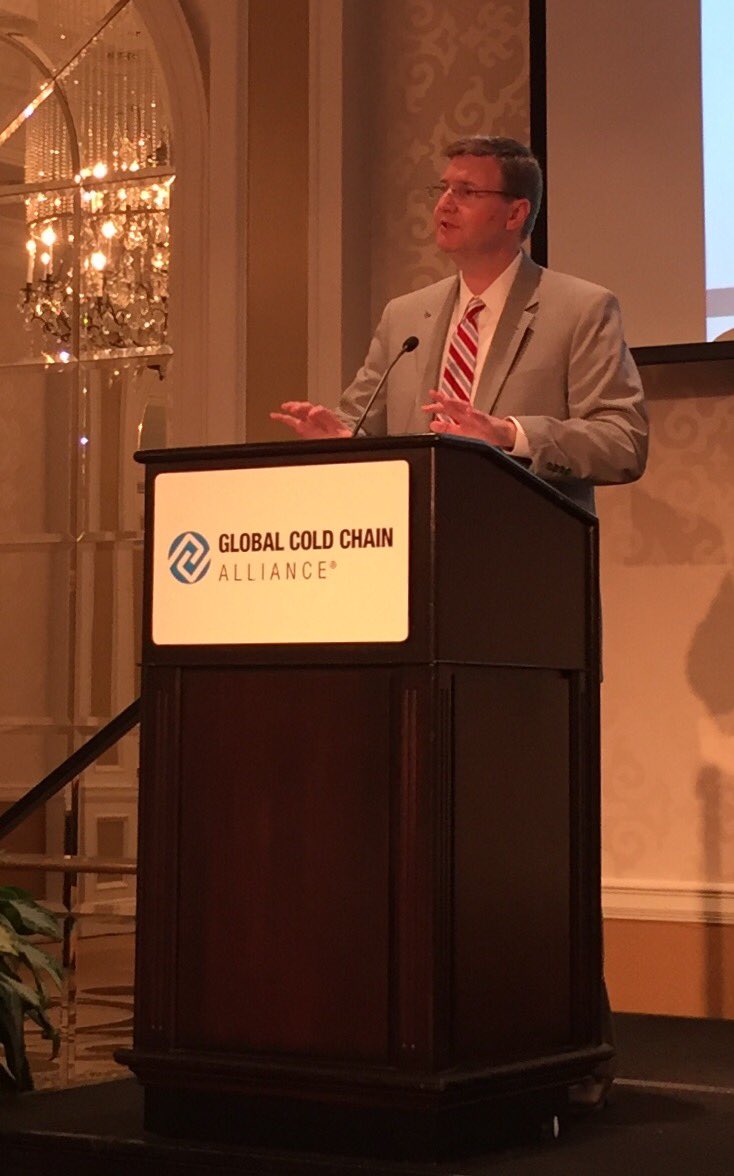 Ray Starling <a href="/NCAgLawyer/">Ray Starling</a> shares White House priorities with <a href="/gccaorg/">GlobalColdChain</a> members: grow trade, improve infrastructure, reduce regulatory burdens