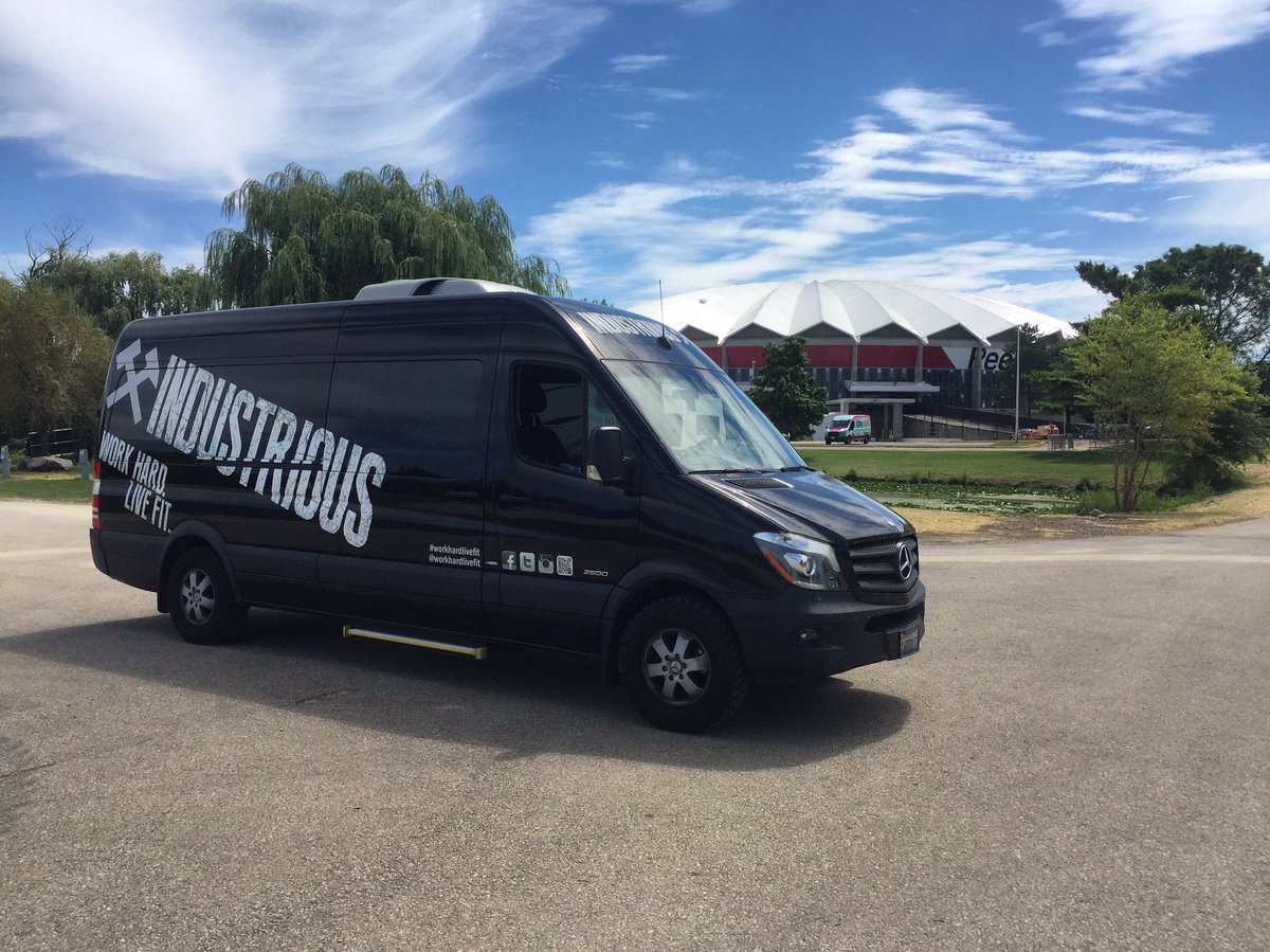 CFIndustrious's tweet photo. Industrious has arrived!! 🤘🏽💙⚒ @CrossFitGames https://t.co/tQPz3L8gh3