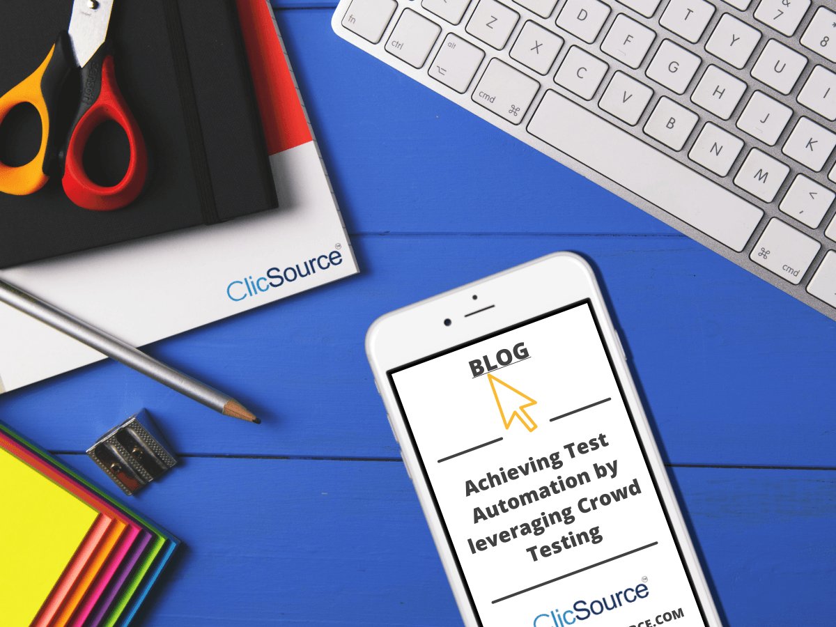 ClicSource's tweet photo. Achieving #TestAutomation by leveraging #CrowdTesting #CrowdTesters https://t.co/6gijKckAxp https://t.co/0u2yTxKfPD