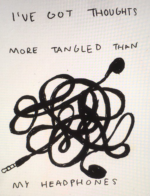 CBT_Cafe's tweet photo. This fits #unravellingminds to a T !! #mentalhealthmeetsfashion #tangledthoughts #mentalhealth #endthestigma #mentalhealthawareness https://t.co/k2B6hBQUfs