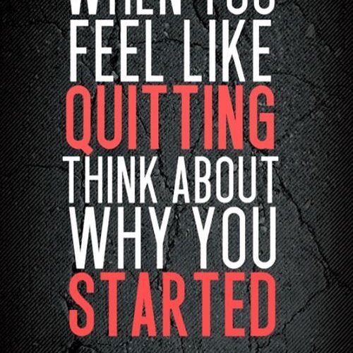 Dont let quiting me an option. Having the correct mind set right from the start will help you achieve your goals. 
 #MondayMotivation #gym