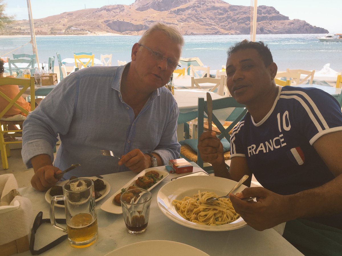 MikeChubbster's tweet photo. Team settling, so time for a day of chill and play vacated! A day of tourist!!! Drive to south Crete, lunch and swim in silver bay 😎 https://t.co/fSJZCjlwHo
