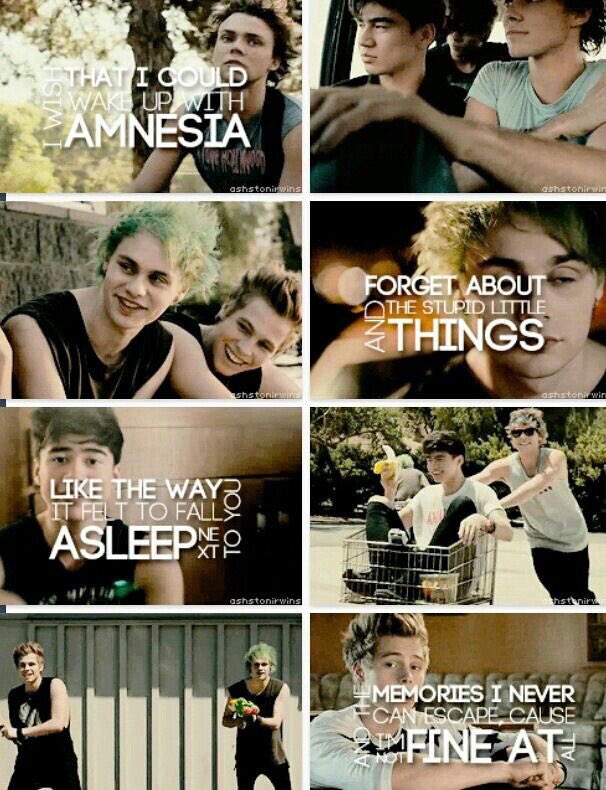luckiIyluke's tweet photo. this song means the world to me. #3YearsOfAmnesia @5SOS https://t.co/NfPI0tvyQM