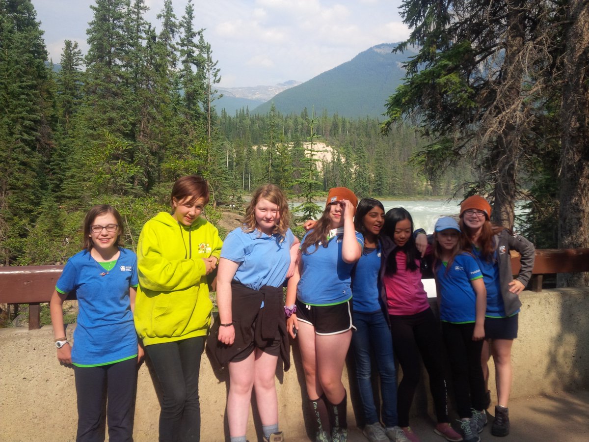 158Pathfinders's tweet photo. Yesterday's Side Trip 2!!! Athabasca Falls for our relaxation and destressing time! https://t.co/QxiIjyCzOQ